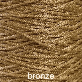 Rayon Chainette: Gold 103 - Yarns - The Handweavers Studio