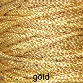 Rayon Chainette: Gold 103 - Yarns - The Handweavers Studio